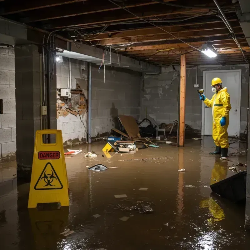 Flooded Basement Electrical Hazard in Schenectady County, NY Property